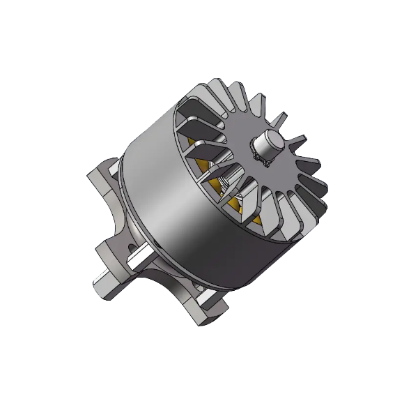 Motor DC fără perii pentru unelte digitale Seria WO49 cu diametru de 49 mm