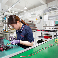 Ansamblu motor DC periat